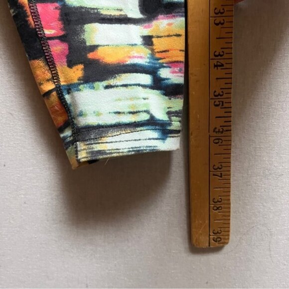 Nike Dri Fit Multicolor running workout yoga leggings Sz S - Picture 8 of 11